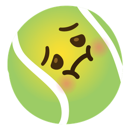 nauseated face and tennis