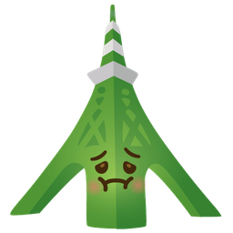 nauseated face and Tokyo tower