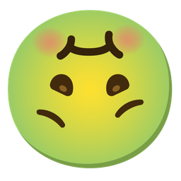 Nauseated face and Upside-down face