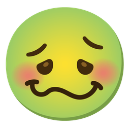 nauseated face and woozy face