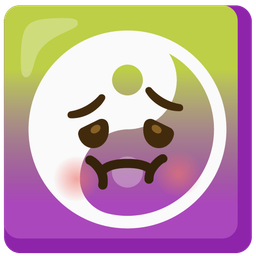 nauseated face and yin yang