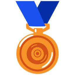 nazar amulet and 3rd place medal