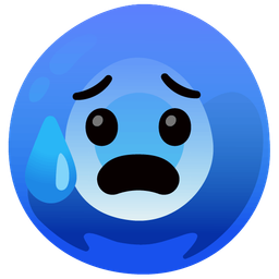 nazar amulet and anxious face with sweat