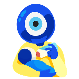 nazar amulet and baby bottle