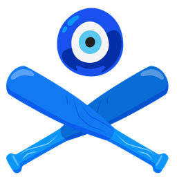 nazar amulet and baseball