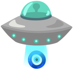 nazar amulet and flying saucer