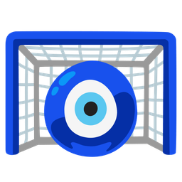 nazar amulet and goal net