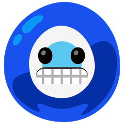 nazar amulet and grimacing face