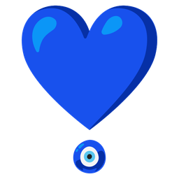 nazar amulet and heart exclamation