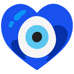 nazar amulet and heart suit