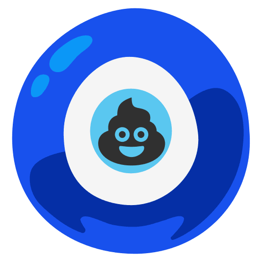 Nazar amulet and Pile of poo