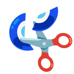 nazar amulet and scissors