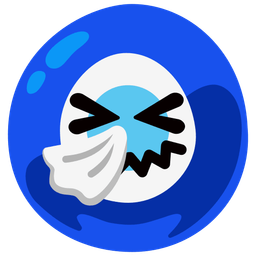 nazar amulet and sneezing face