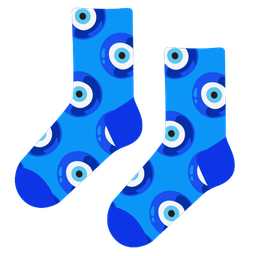 nazar amulet and socks