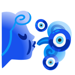 nazar amulet and wind face