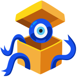 nazar amulet and wrapped gift