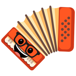 Nerd face and Accordion