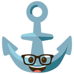 Nerd face and Anchor