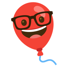 Nerd face and Balloon