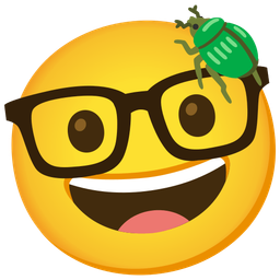Nerd face and Beetle