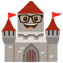 Nerd face and Castle