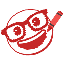 Nerd face and Crayon