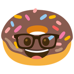 Nerd face and Doughnut