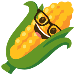 Nerd face and Ear of corn