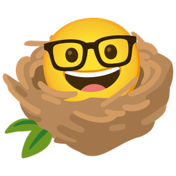 Nerd face and Empty nest