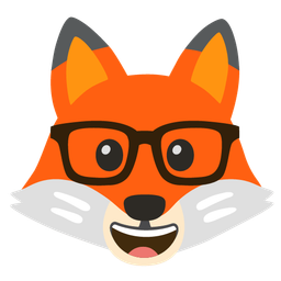 Nerd face and Fox