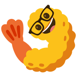 Nerd face and Fried shrimp