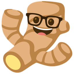 Nerd face and Ginger root