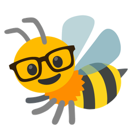 Nerd face and Honeybee