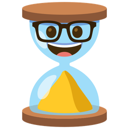 Nerd face and Hourglass done