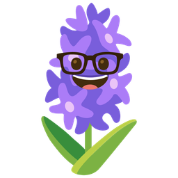 Nerd face and Hyacinth