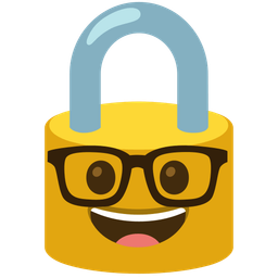 Nerd face and Locked