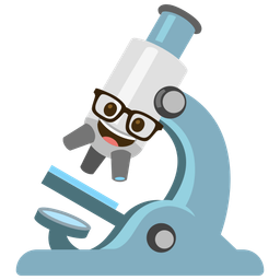 Nerd face and Microscope