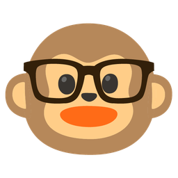 Nerd face and Monkey face