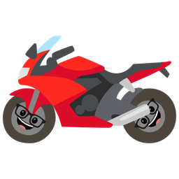 Nerd face and Motorcycle