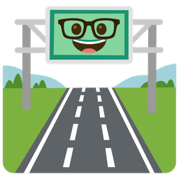 Nerd face and Motorway