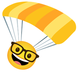 Nerd face and Parachute