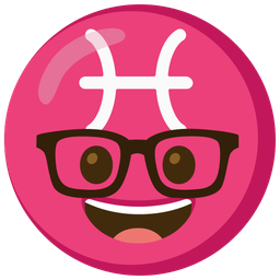 Nerd face and Pisces