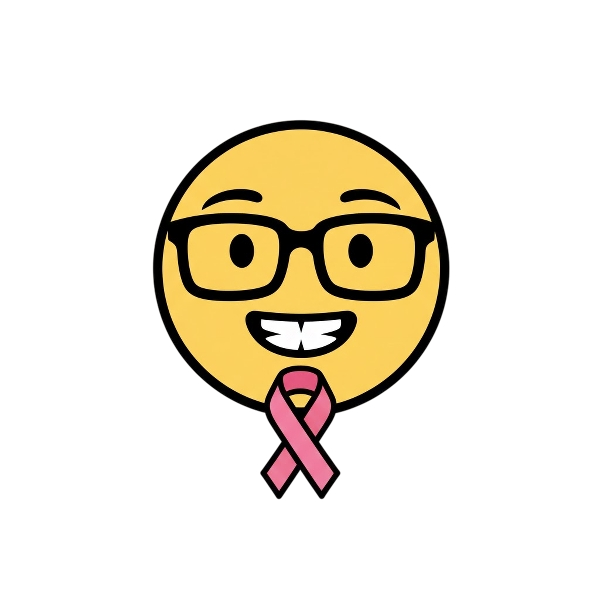 Nerd face and Reminder ribbon