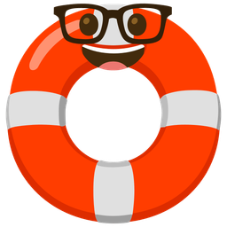 Nerd face and Ring buoy