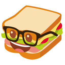Nerd face and Sandwich