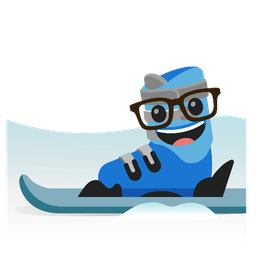 Nerd face and Skis