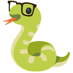 Nerd face and Snake