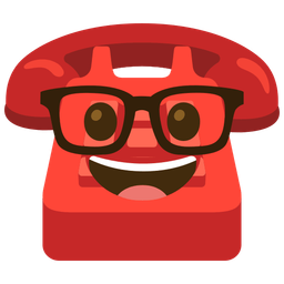 Nerd face and Telephone