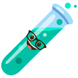 Nerd face and Test tube