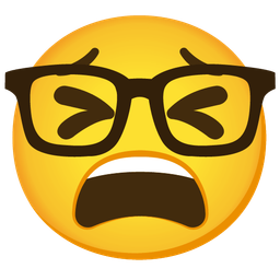 Nerd face and Tired face